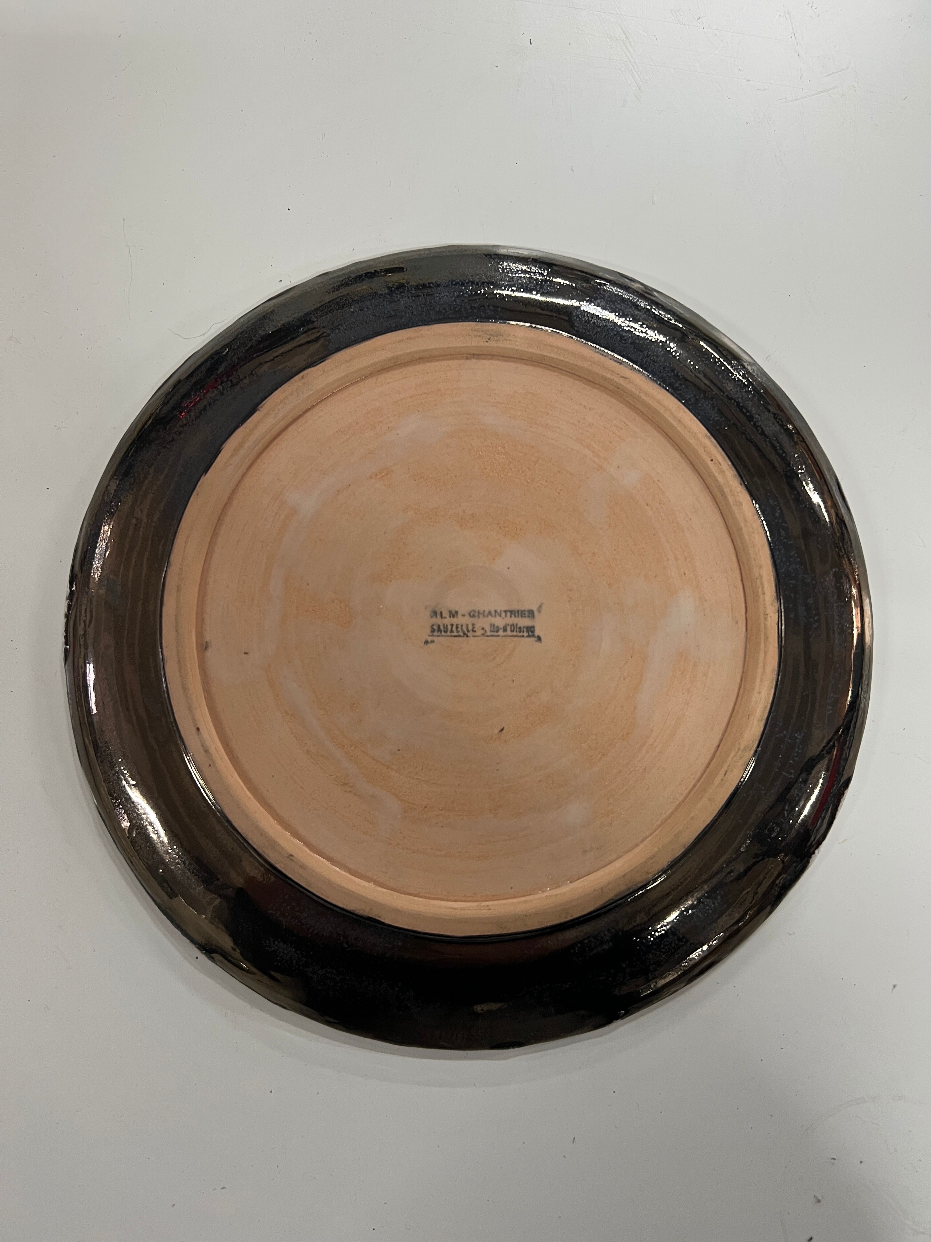 Artisanal plate for decoration