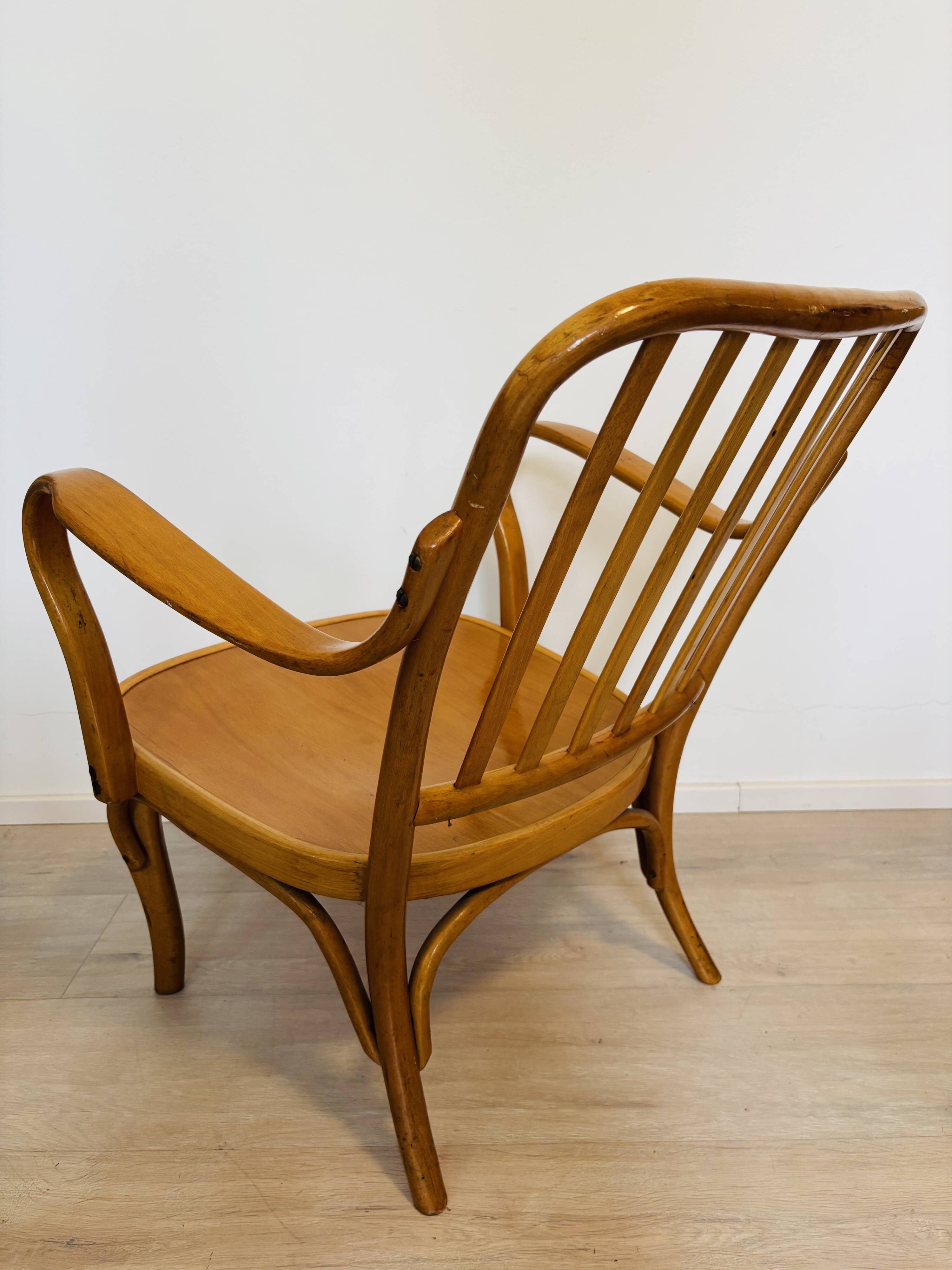 Josef Frank Art Nouveau Chair for Ton, 1940’s