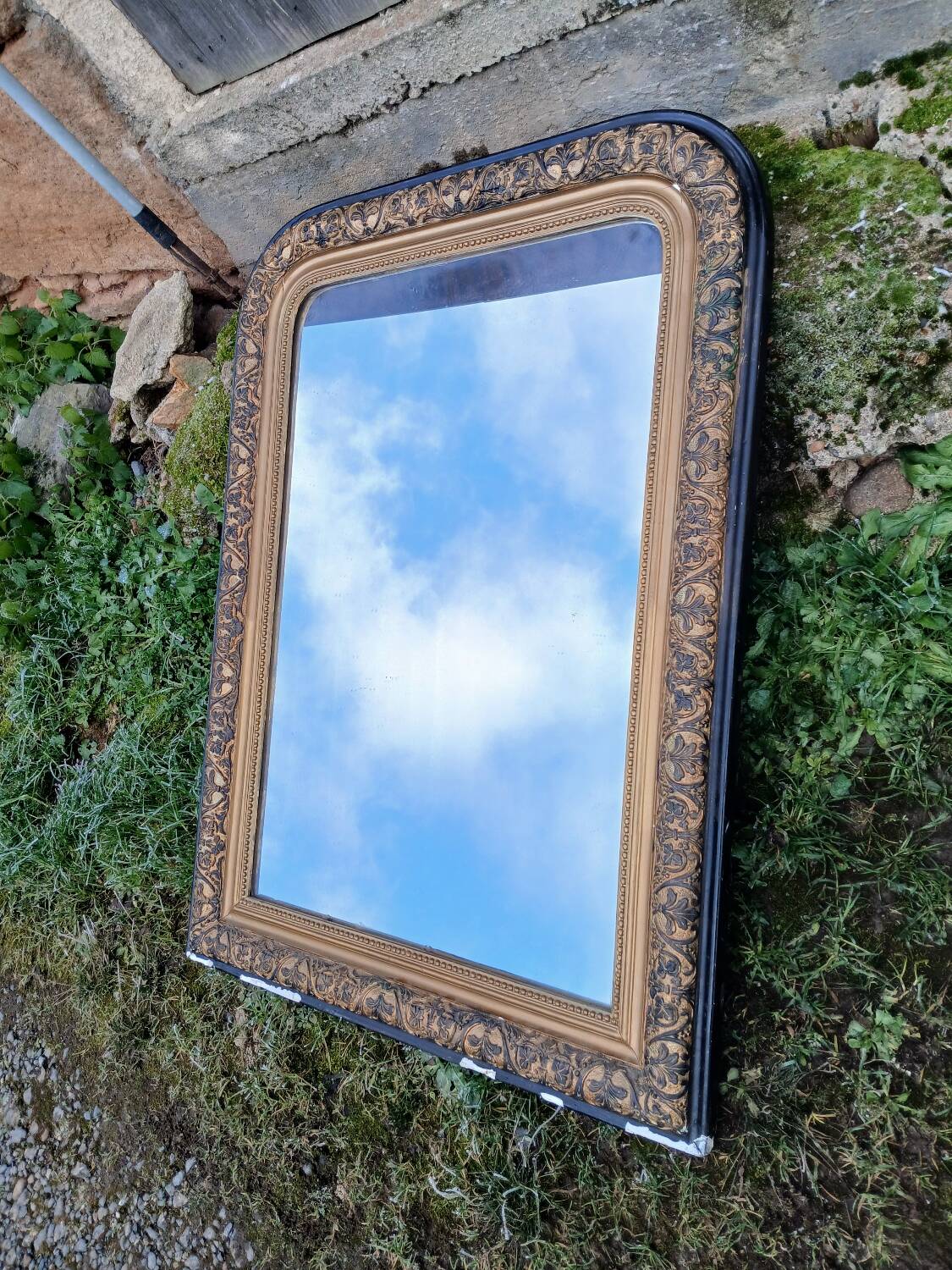 Antique mirror in Louis Philippe style