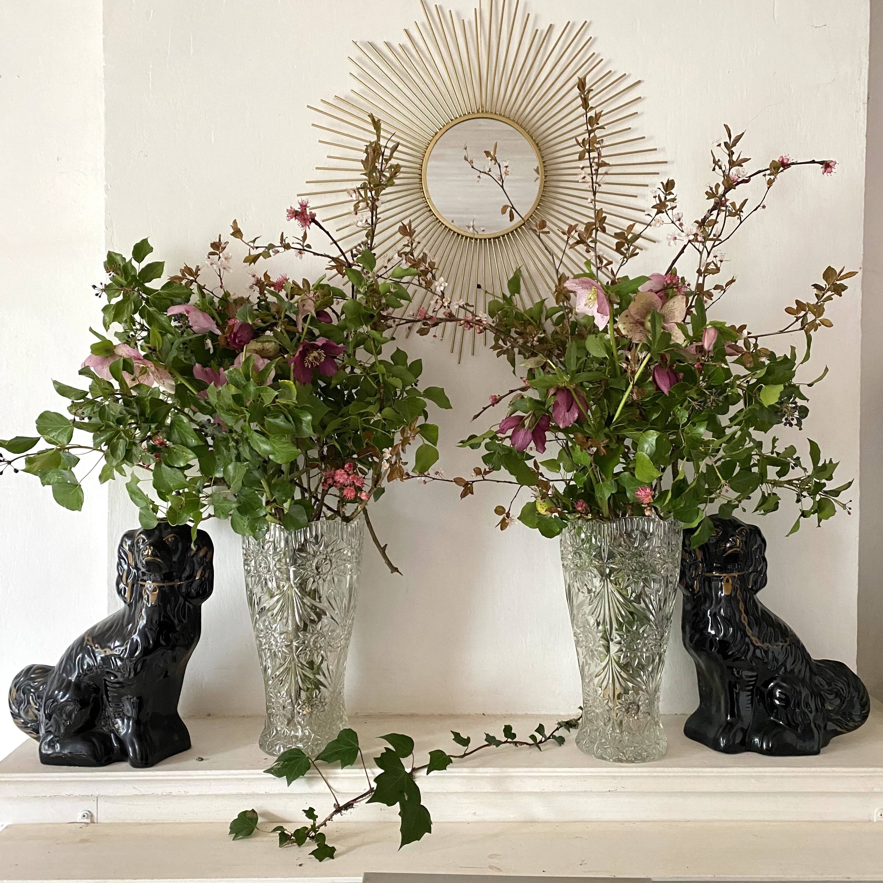 Pair of large vintage vases