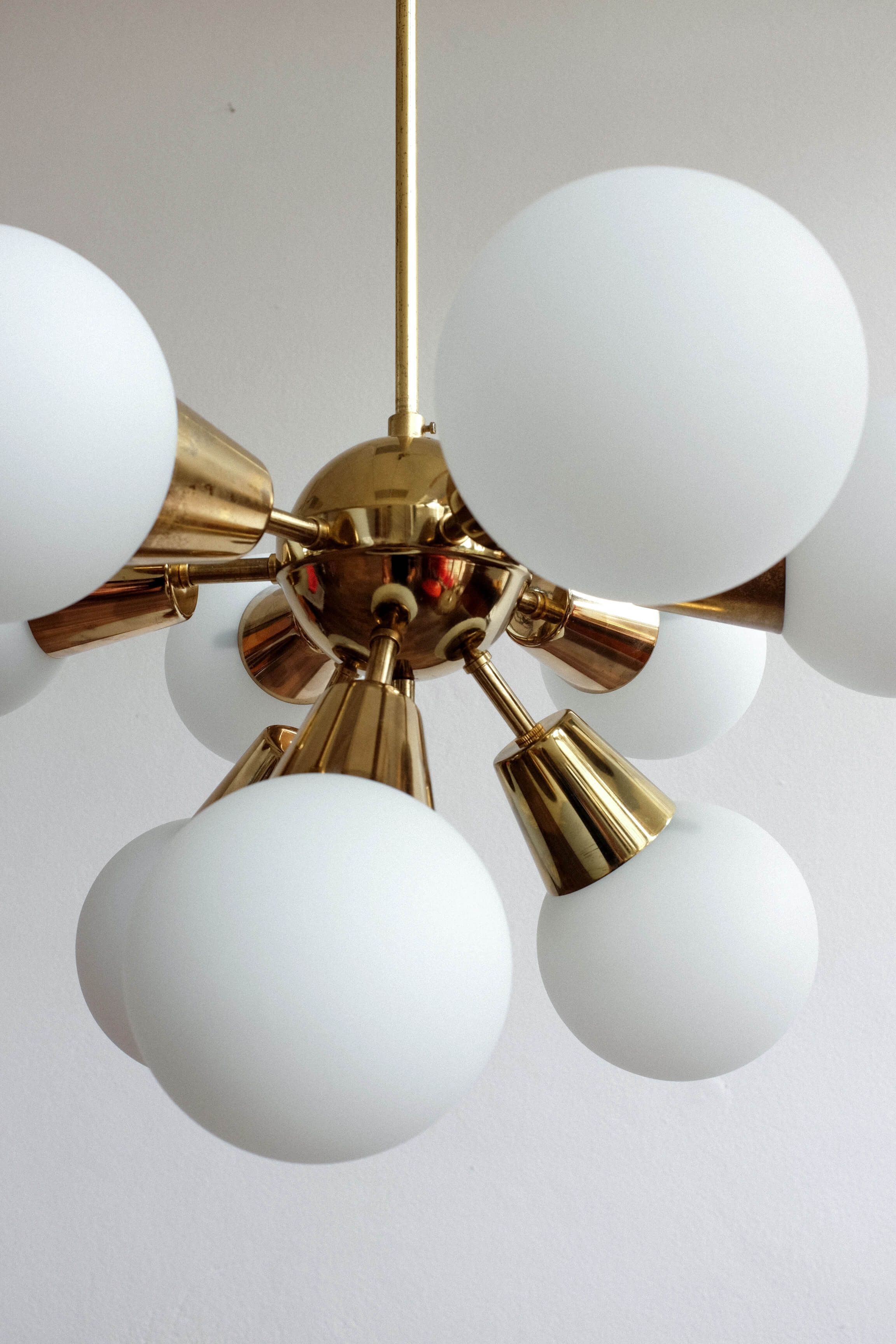Vintage Czechoslovak Chandelier Sputnik by Kamenicky Senov, 1960s