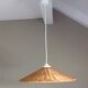 Vintage wicker hanging lamp