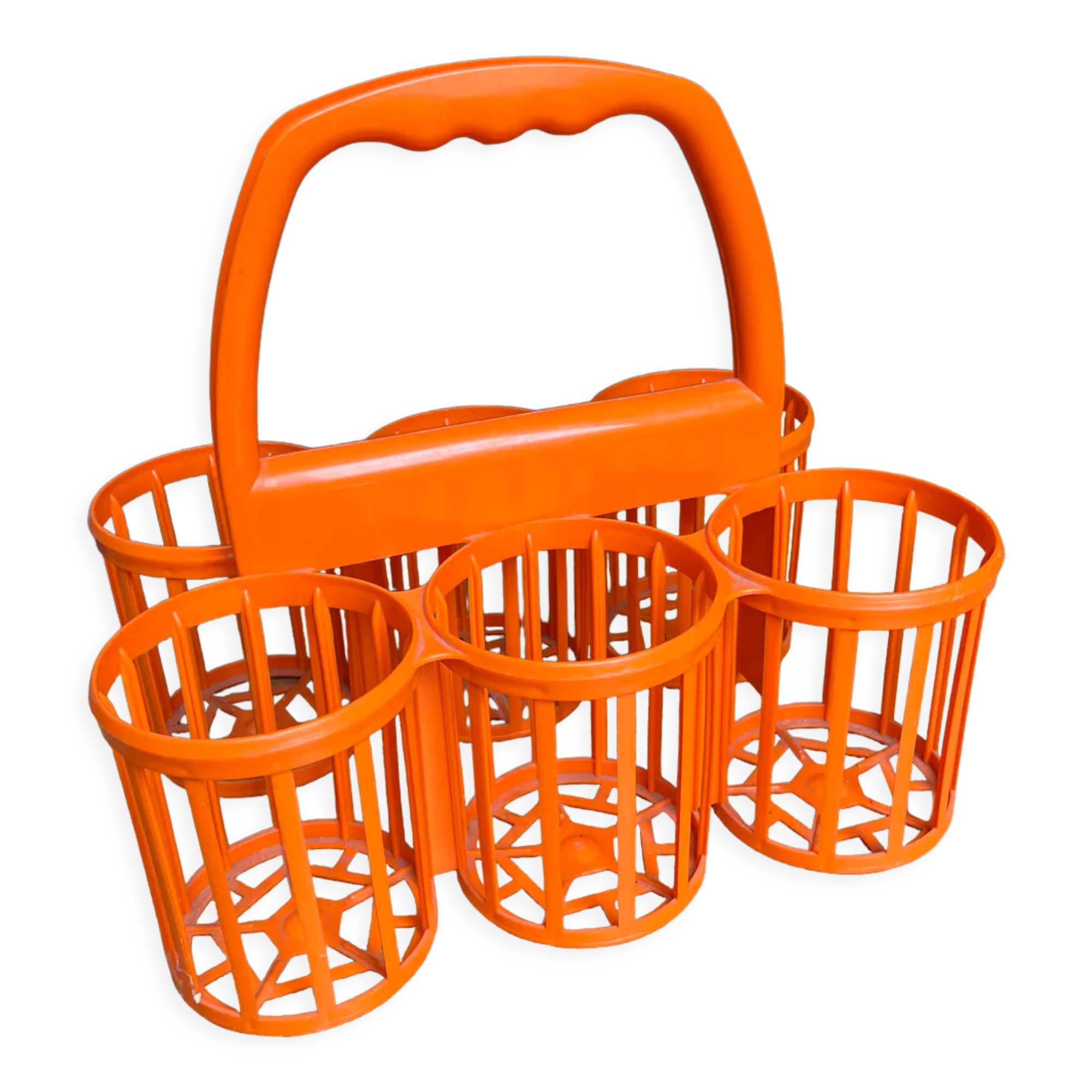 Orange bottle basket