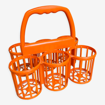 Orange bottle basket