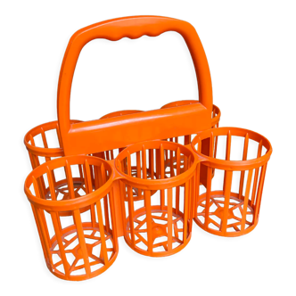 Orange bottle basket