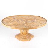 Rattan coffee table