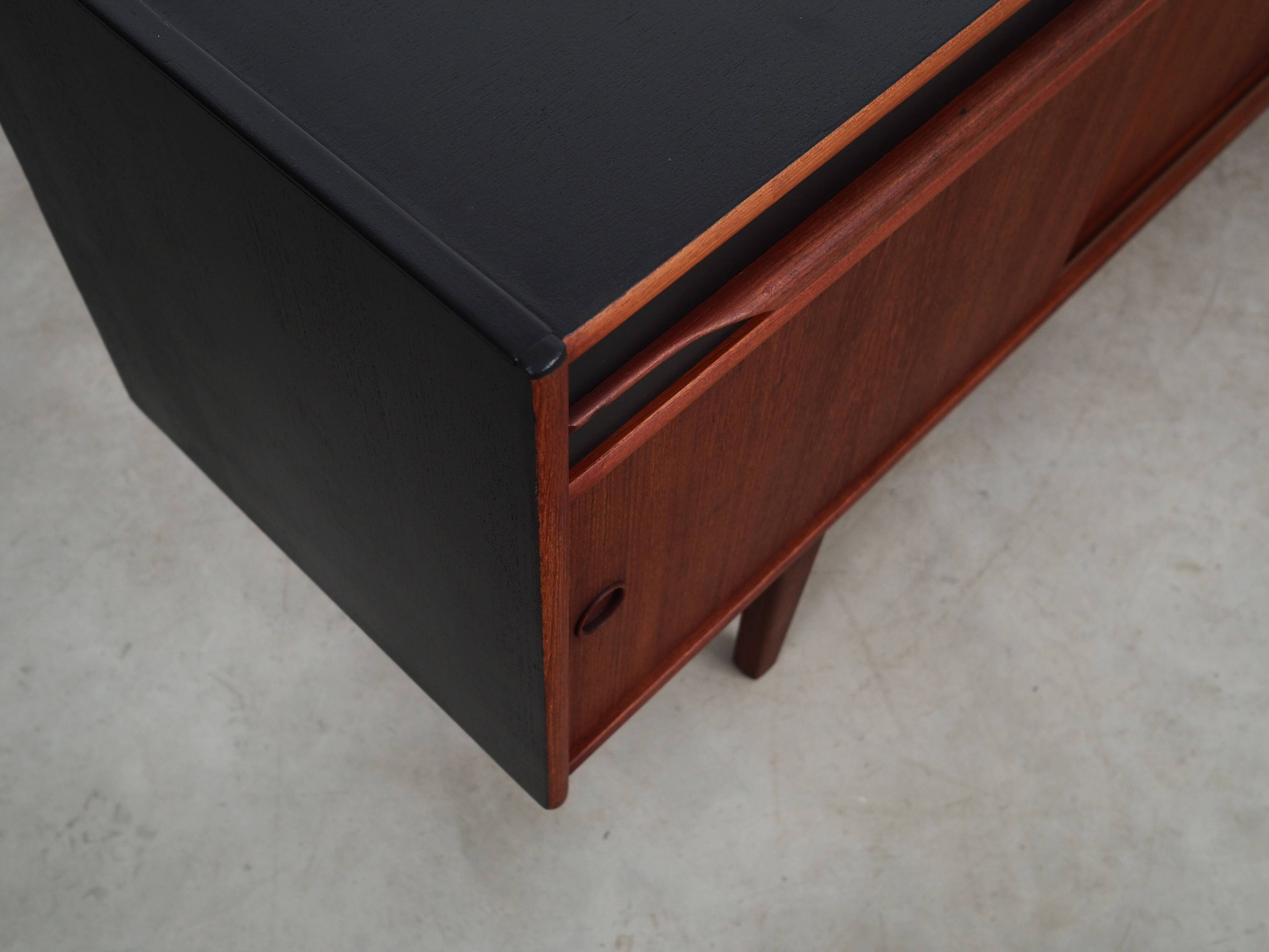 Teak sideboard, Danish design, 1970s, produced in Denmark