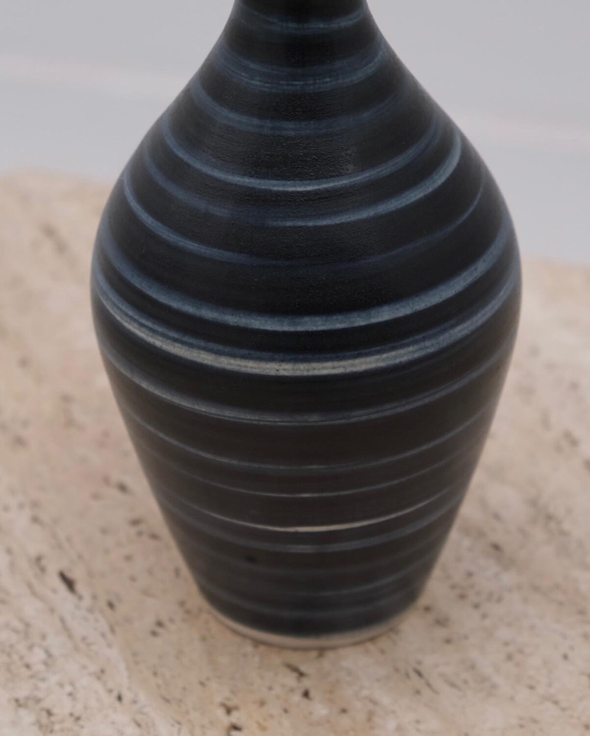 Scandinavian ceramic vase signed, 1960