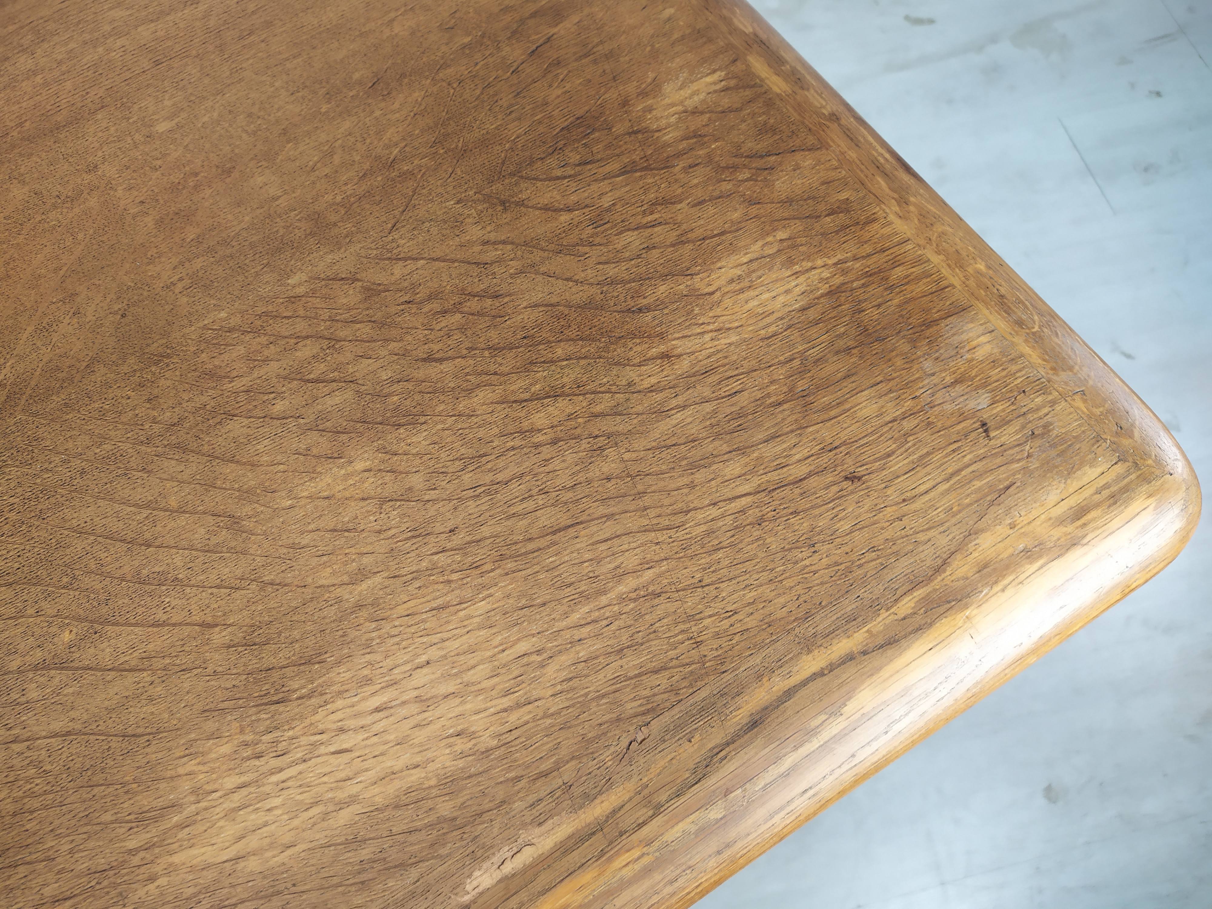 Bureau vintage chêne