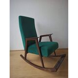 Fauteuil à bascule vintage des années 50.