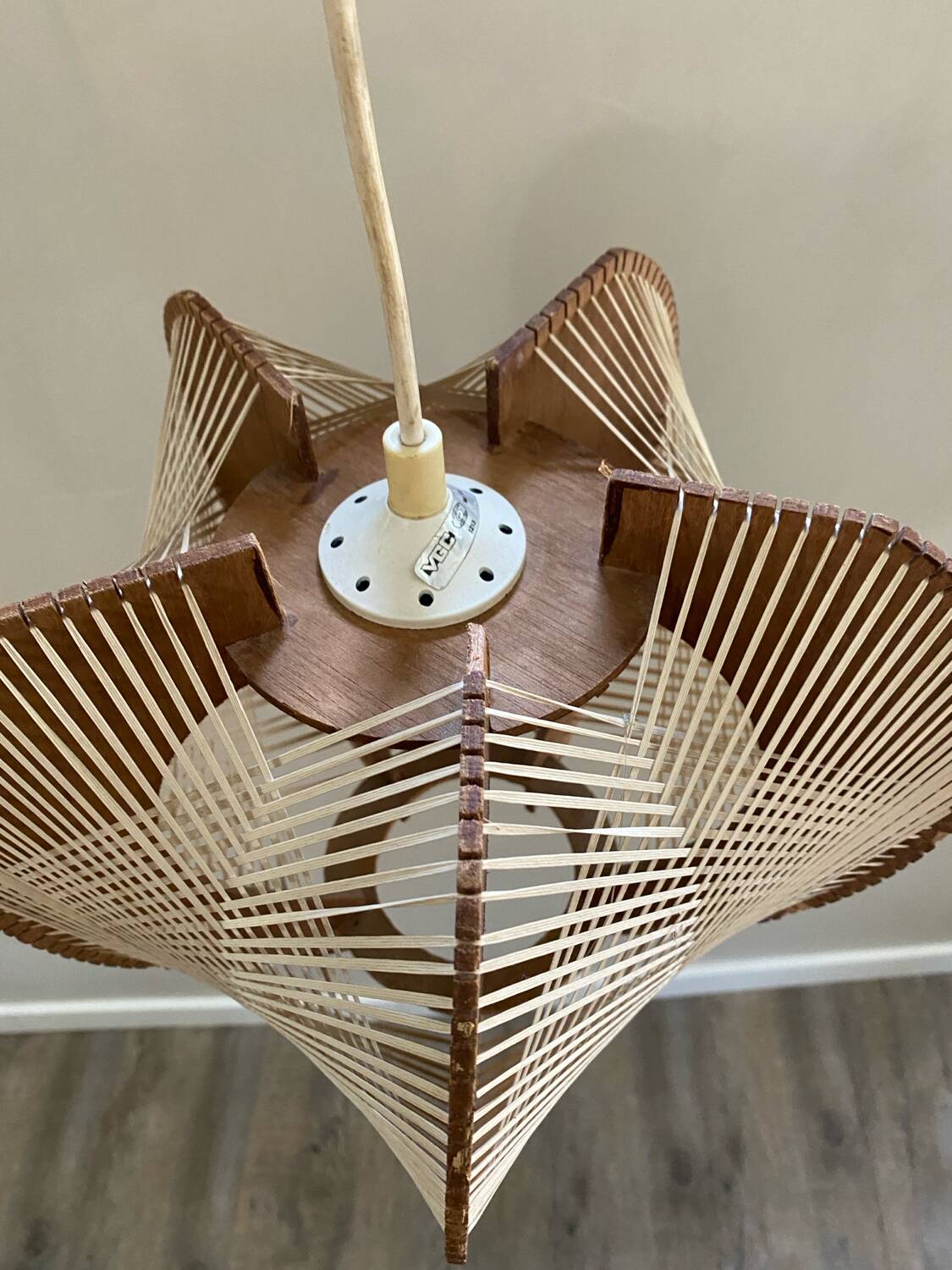 Vintage Scandinavian pendant light