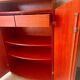 Small bamboo and rattan wardrobe circa 1980