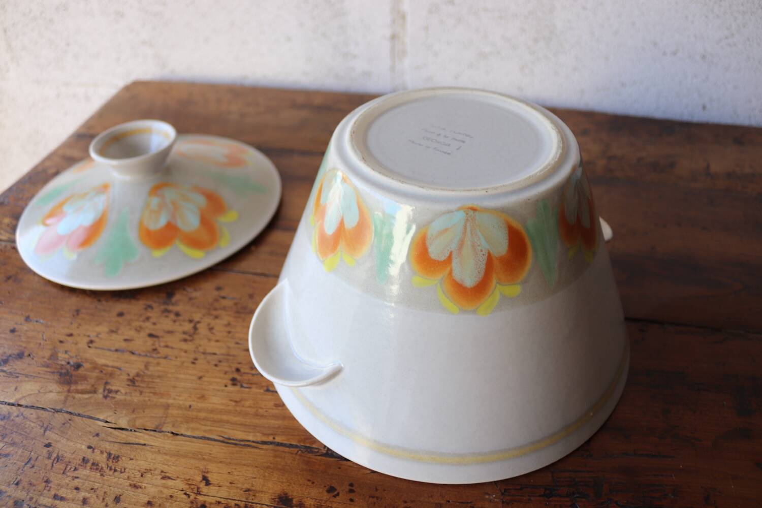 Georgia Soup Tureen from Pornic Earthenware Factory