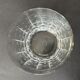 Ensemble de six verres à whisky en cristal