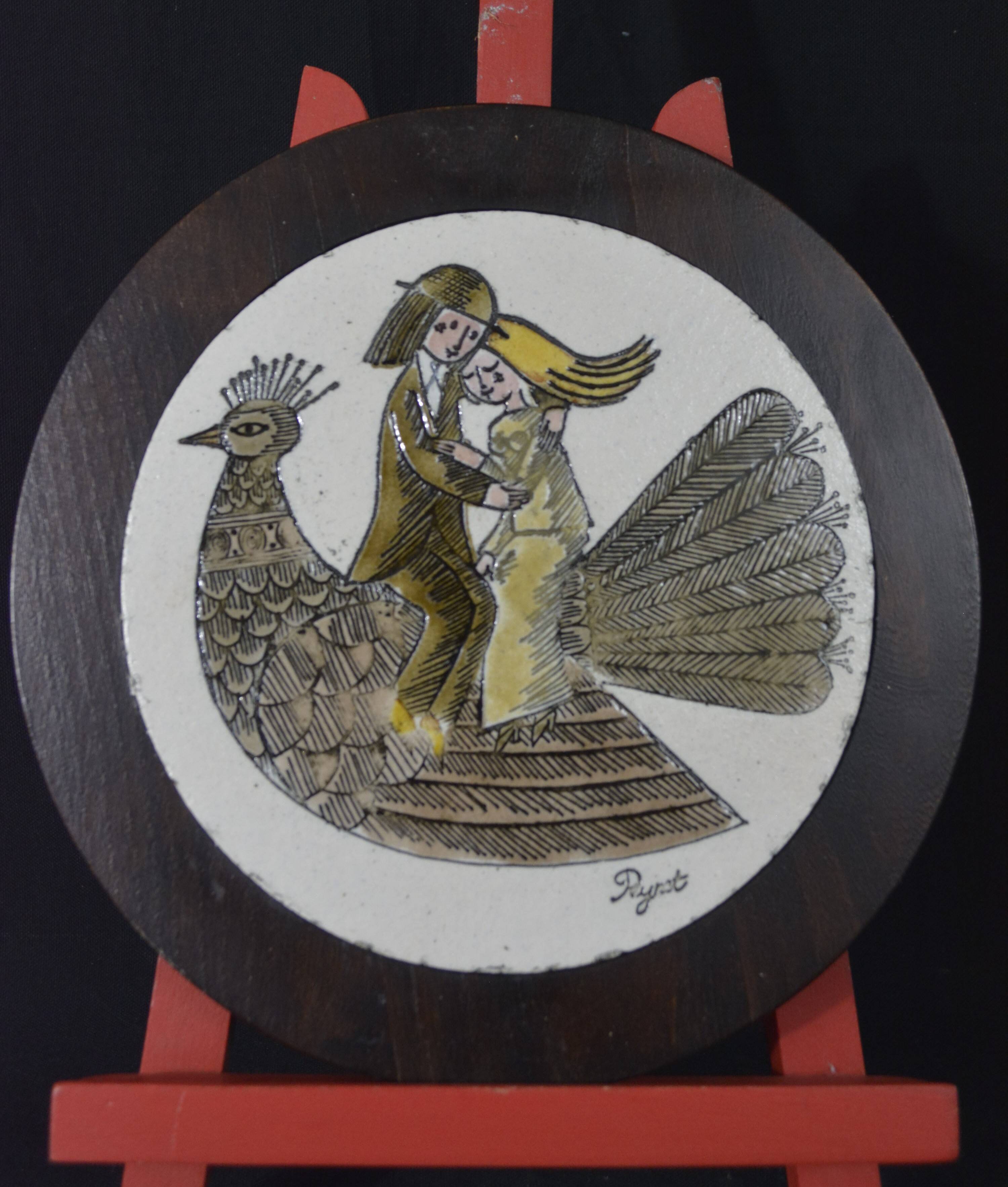 Dessous de plat Roger Capron et Raymond Peynet.