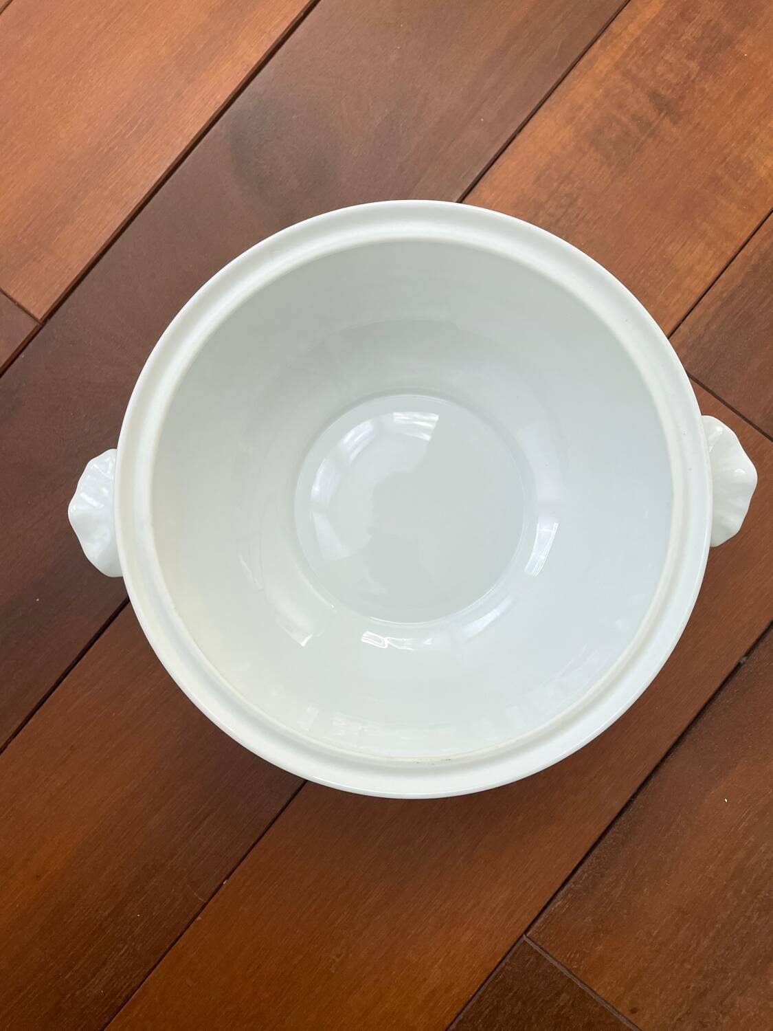 Légumier 26 cm porcelaine blanche