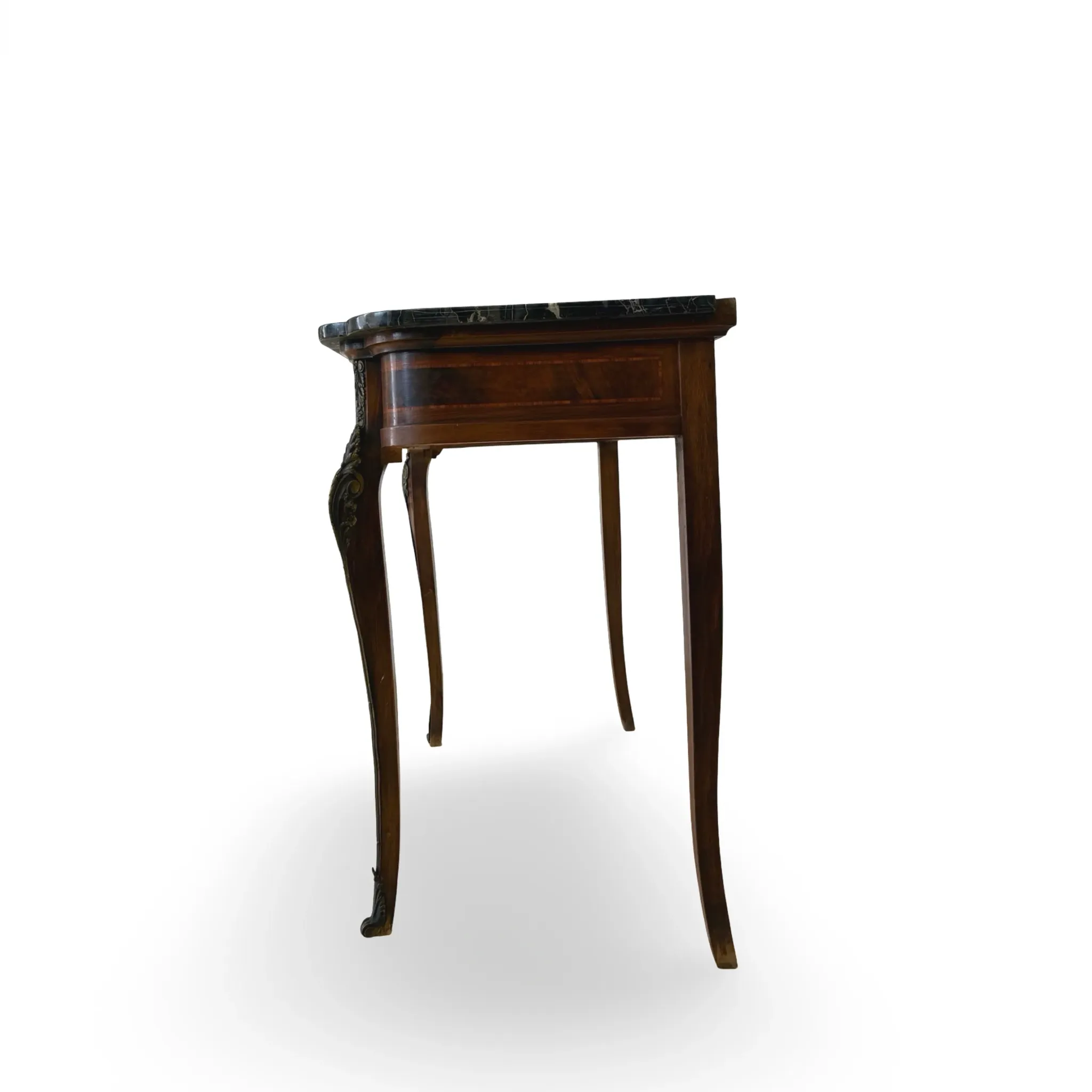 Table console avec plateau en marbre – 19e siècle
