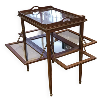 Table desserte plateau amovible d'époque 1900