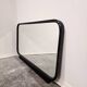 1920s Art Deco Black Mirror - Large Architectural Frame