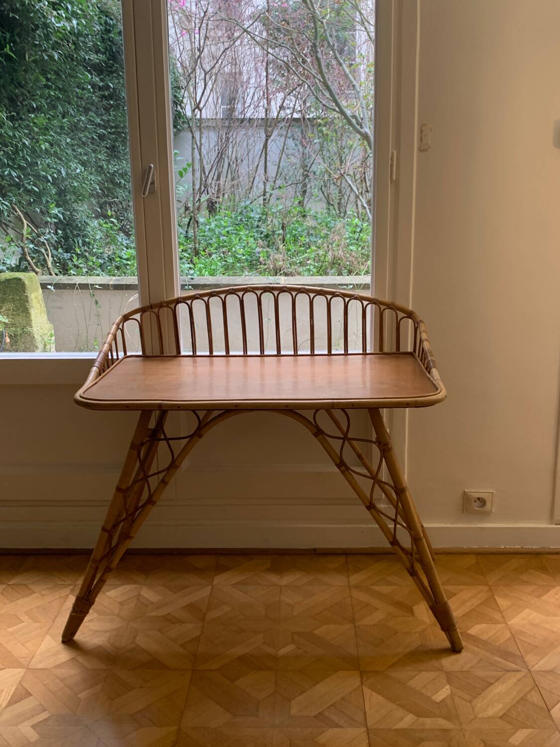 Bamboo desk / console