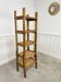 Brutalist shelf from the 1950s in beech wood.
