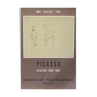 Poster exhibition Picasso Paris 1954