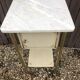 Marble and brass sheet bedside at the beginning of the 20th century