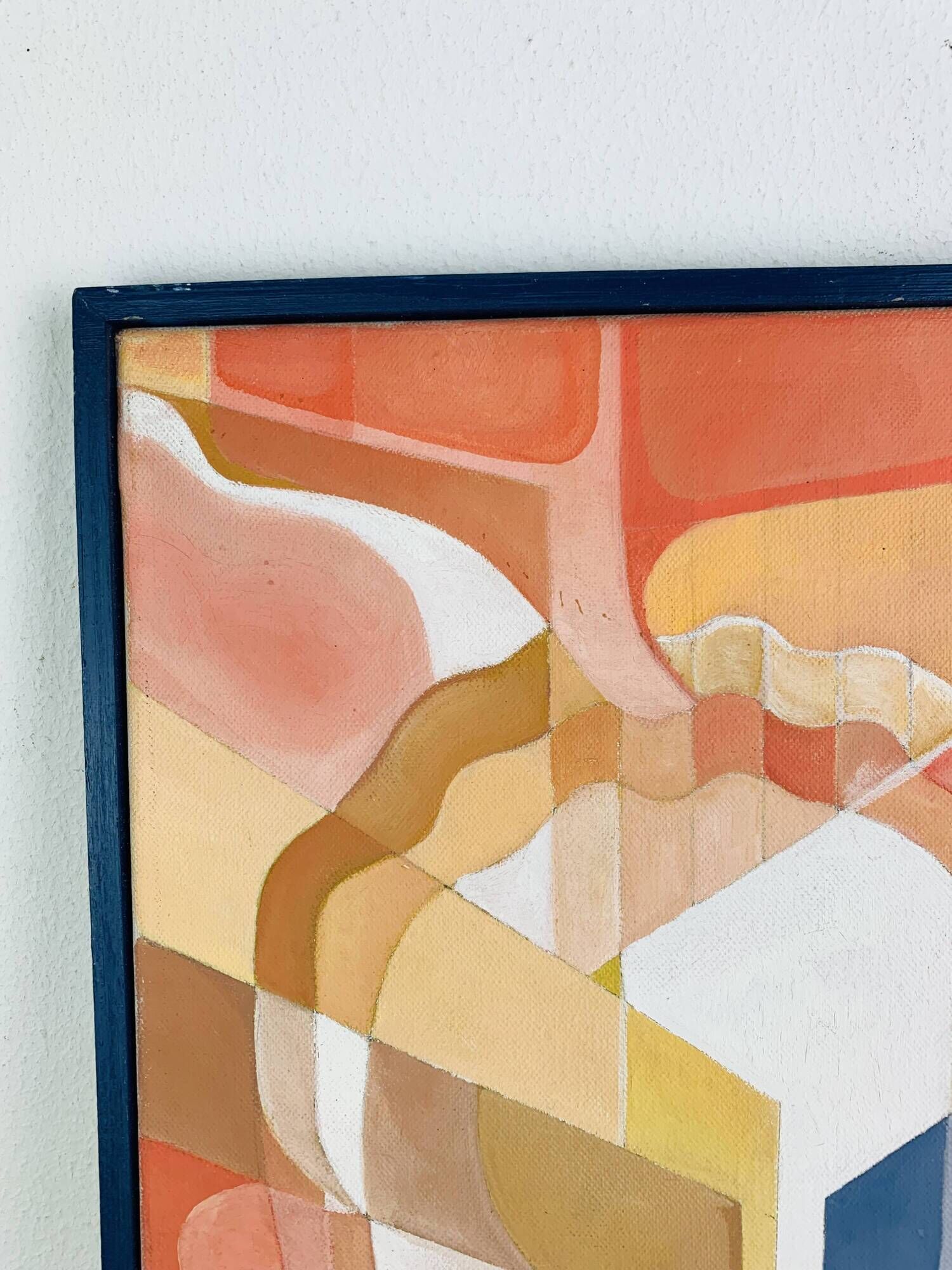 Abstract portrait painting from the 90s.