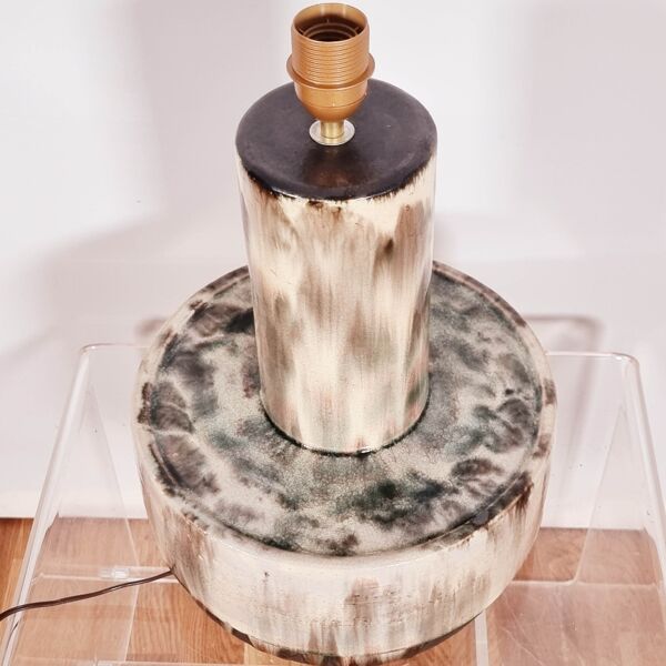 Lampe de parquet en céramique émaillée Dijkstra circa 1960 1970