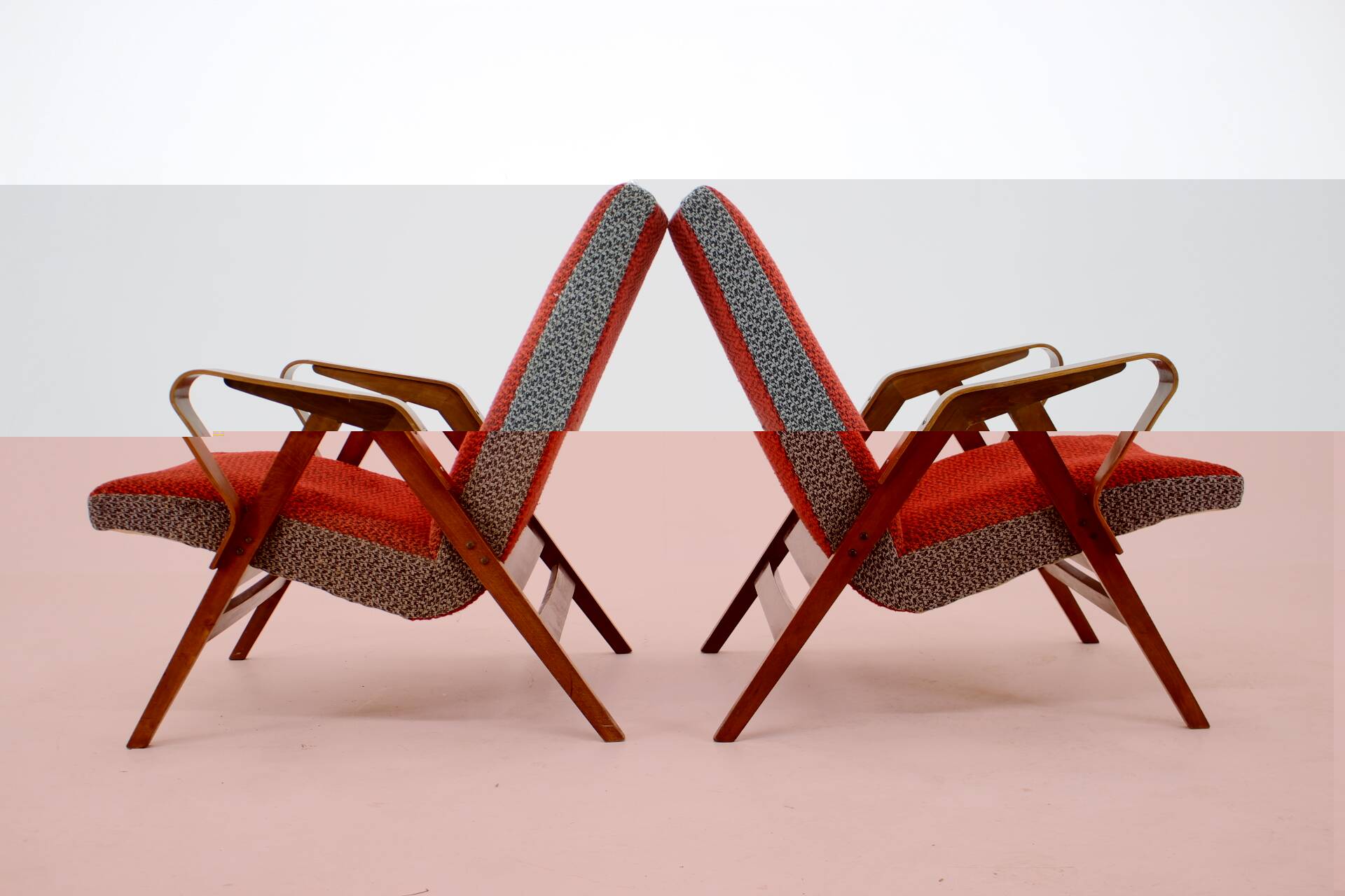 1960s Pair of Tatra Armchairs, Czechoslovakia