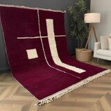 Traditional handmade pure wool rug, size 150 x 250 cm