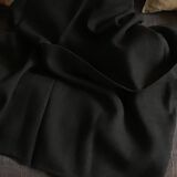 Nappe de campagne en lin noir
