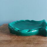 Coquillage coupelle vide poche vert émeraude