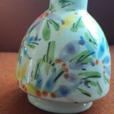Vintage Italian vase with floral decoration