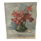 Peinture ancienne bouquet de coquelicots , toile sur chassis fleurs