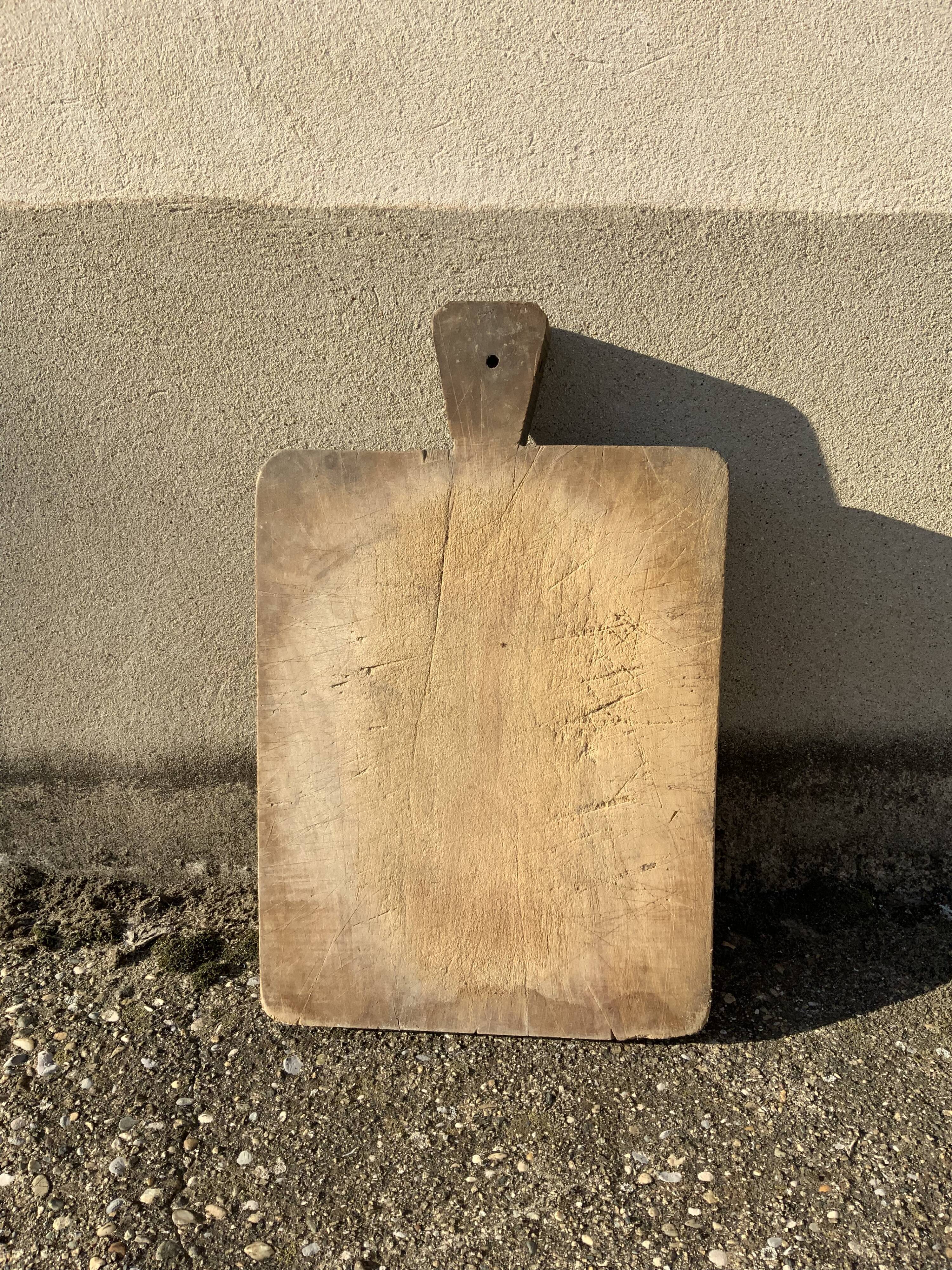 Solid wood cutting board butcher's trade object vintage retro deco