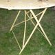 Table de jardin en  tôle pliable 1950