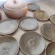 Antique stamped stoneware artisan service