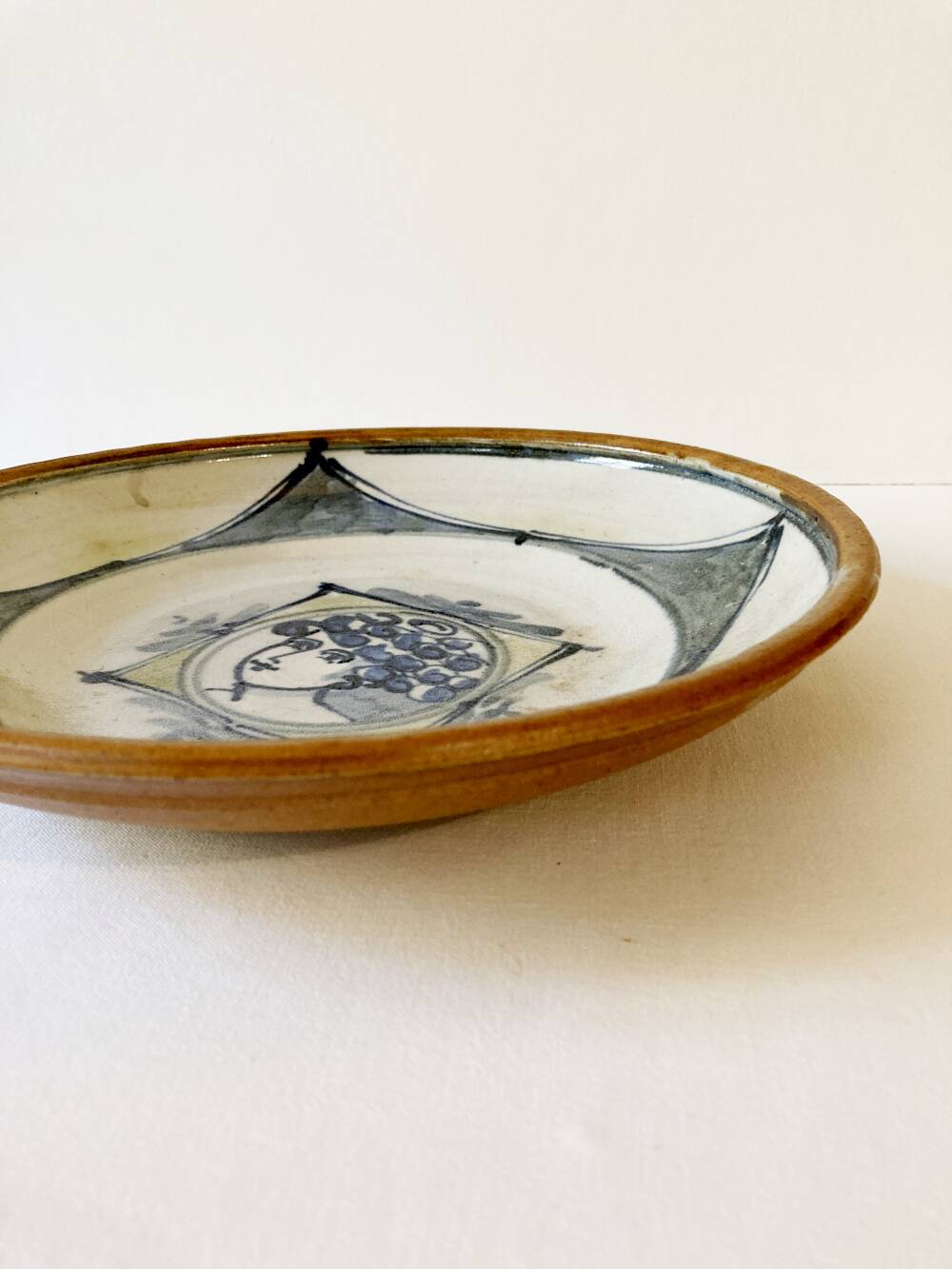 Ceramic dish signed Patrick Lefebvre