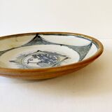 Ceramic dish signed Patrick Lefebvre