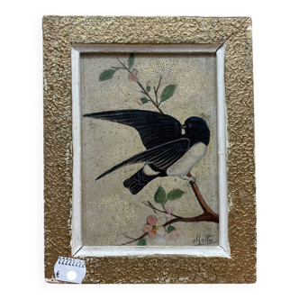 Bird wall frame