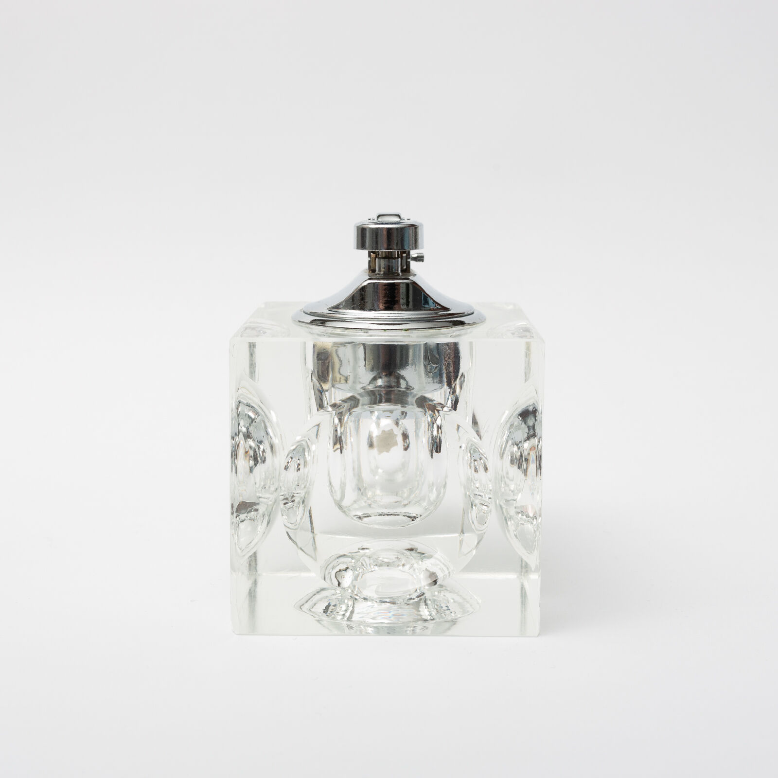 Briquet de table cubique en cristral