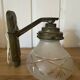 Art Deco wall lamp in metal and glass