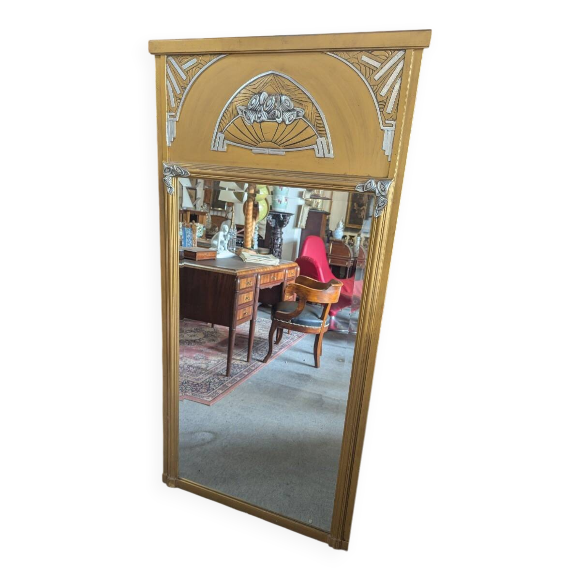 Grand miroir trumeau Art Déco vers 1925