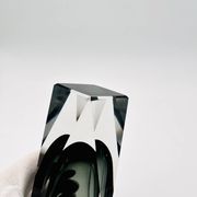 XXL Murano Sommerso Vase Alessandro Mandruzzato 27cm Grey Smoke
