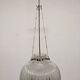 XL dome pendant light in blown glass, Italy circa 1960