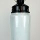 Industrial Bakelite Pendant Light with Milk Glass, 1970s