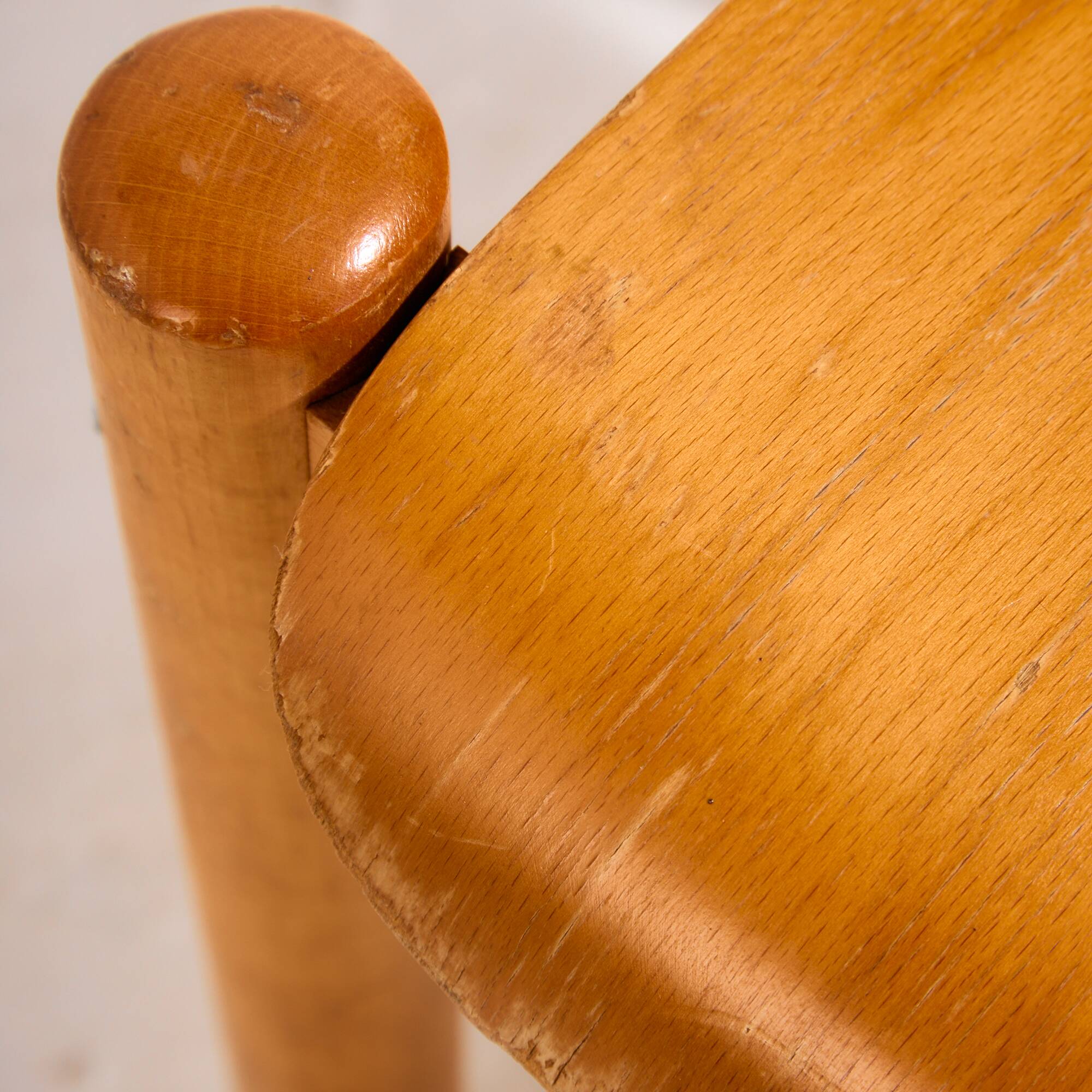 Stackable oak chair