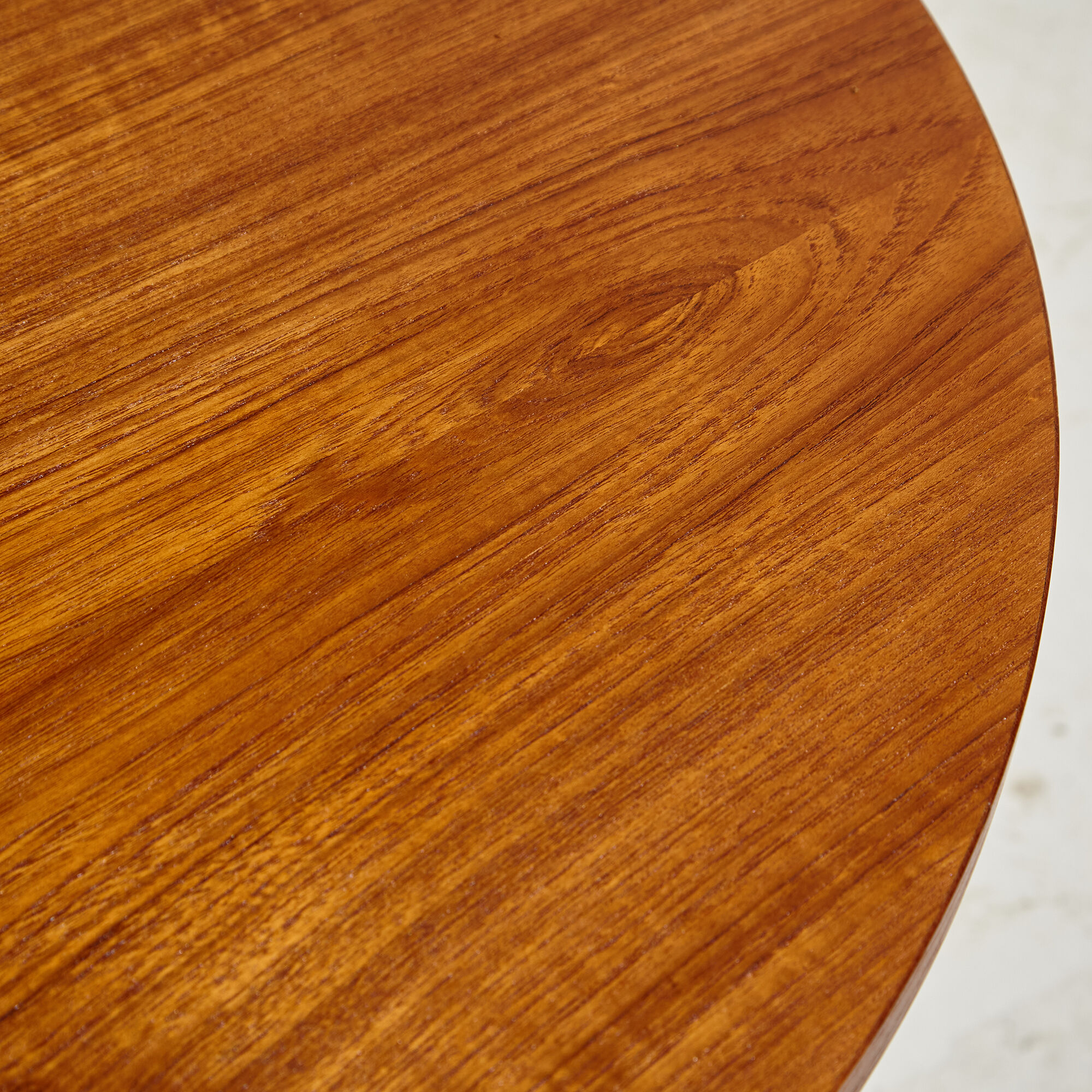 Restored teak dining table