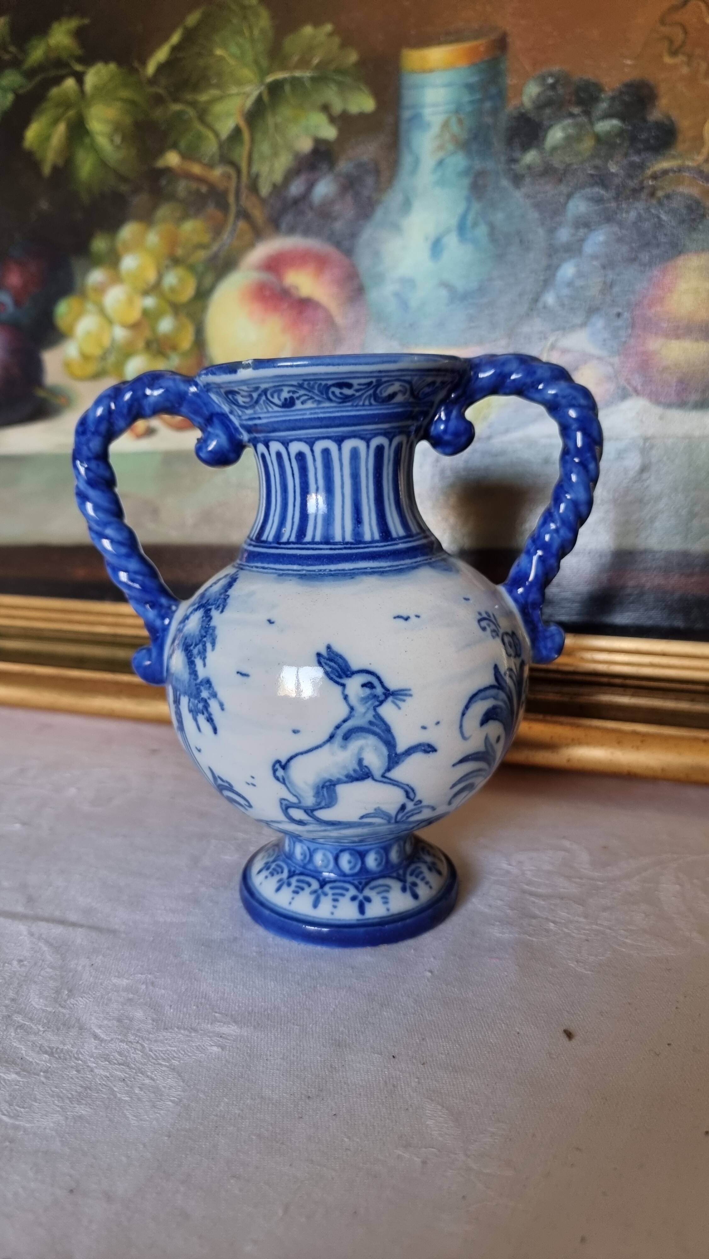 Ceramic pitcher from the Spanish manufacture Talavera de la Reina.